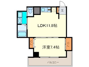 ハイツパルシェ南館の物件間取画像